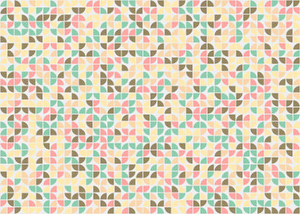 Fototapeta premium Abstract Geometric Pattern generative computational art illustration