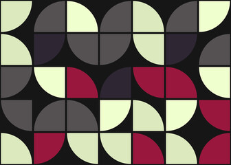 Abstract Geometric Pattern generative computational art illustration