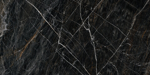 Fototapeta na wymiar Black Stone Marble Texture With High Resolution Italian Slab Tiles For Interior Wall And Flooring Design Used Ceramic Granite Tiles Surface.