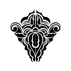 Vintage baroque ornament, corner. Retro pattern antique style acanthus. Decorative design element filigree calligraphy vector