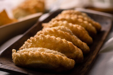 fried meat empanada typical and traditional Argentine food homeland