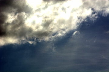 chmury na niebo 