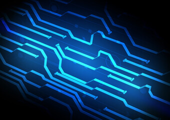 Circuit technology background with hi-tech
