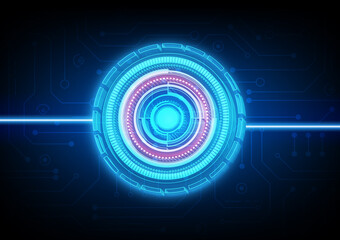 Circuit technology background with hi-tech