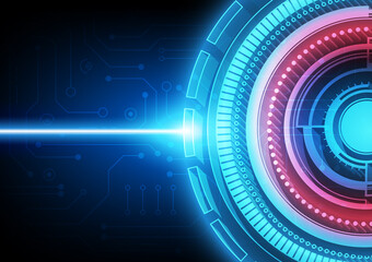 Circuit technology background with hi-tech