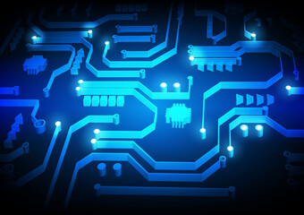 Circuit technology background with hi-tech