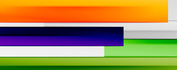 Multicolored lines background. Design template for business or technology presentations, internet posters or web brochure covers