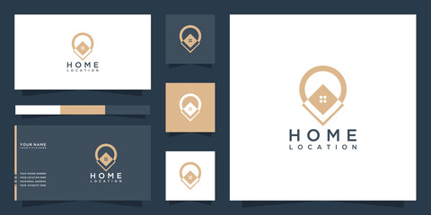 House location logo and business card template