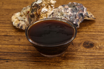 Oyster sauce in the bowl