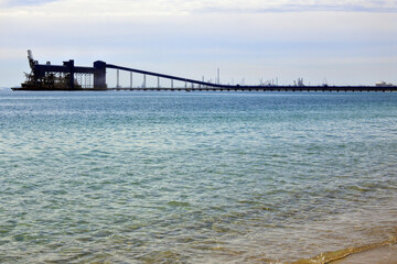 Kwinana Grain Terminal in Rockingham in Western Australia