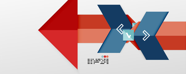 Shiny color triangles and geometric shapes vector abstract background