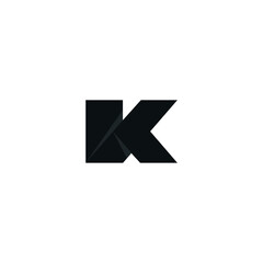 Initial K logo in a modern style for Business
