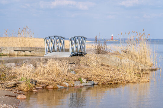 Lighthouse located in Pervalka