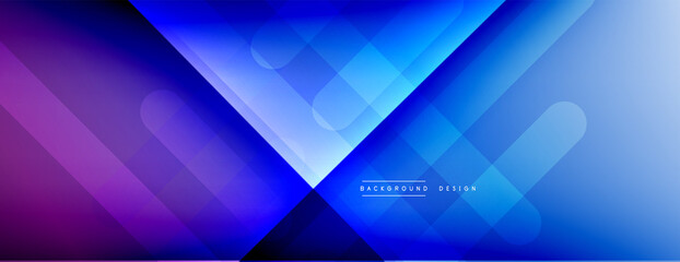 Obraz premium Dynamic lines abstract background. 3D shadow effects and fluid gradients. Modern overlapping forms