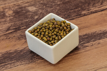 Vegetarian cuisine - dry green lentil