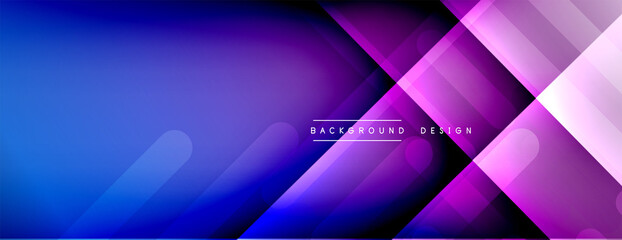 Dynamic lines abstract background. 3D shadow effects and fluid gradients. Modern overlapping forms