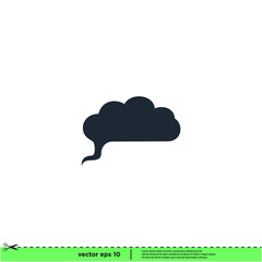 speech bubble icon vector illustration simple design element