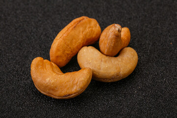 Natural organic Cashew nut heap