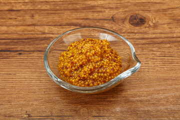 Dijon mustard sauce with seeds
