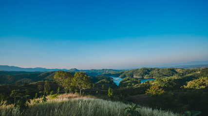 Obraz premium Travel on a high peak.