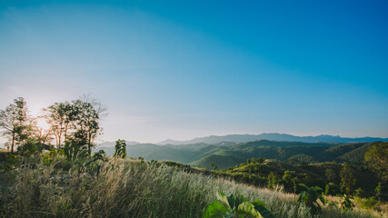 Travel on a high peak.