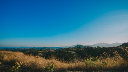 Travel on a high peak.