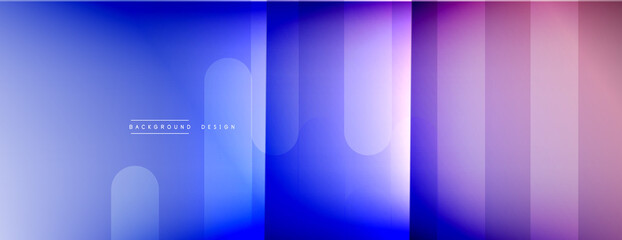 Dynamic lines abstract background. 3D shadow effects and fluid gradients. Modern overlapping forms