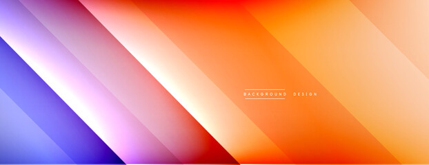 Dynamic lines abstract background. 3D shadow effects and fluid gradients. Modern overlapping forms
