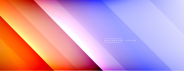 Dynamic lines abstract background. 3D shadow effects and fluid gradients. Modern overlapping forms