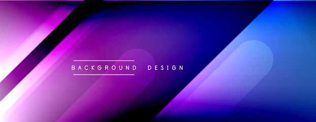Dynamic lines abstract background. 3D shadow effects and fluid gradients. Modern overlapping forms