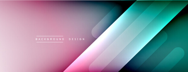 Dynamic lines abstract background. 3D shadow effects and fluid gradients. Modern overlapping forms