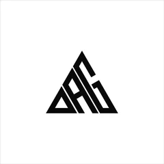 Foto op Aluminium D A G letter logo creative design. DAG icon © MdAminul