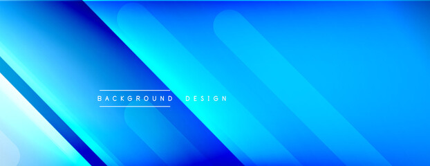Dynamic lines abstract background. 3D shadow effects and fluid gradients. Modern overlapping forms