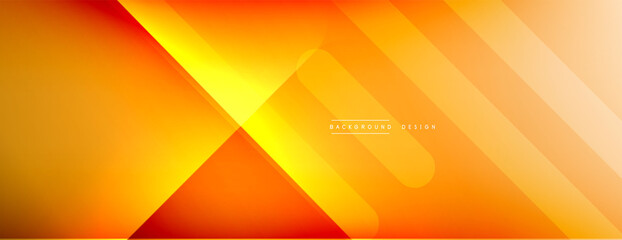 Dynamic lines abstract background. 3D shadow effects and fluid gradients. Modern overlapping forms