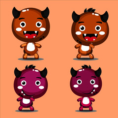 monster, monsters, cute, birthday, characters, cartoon, eyes, graphic, vector, halloween, party, dinosaur, funny, art, face, happy, set, space, animal, colorful, design, icon, cute monsters, illustrat