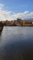 Fototapeta na wymiar View over Prague city, Czech Repablic