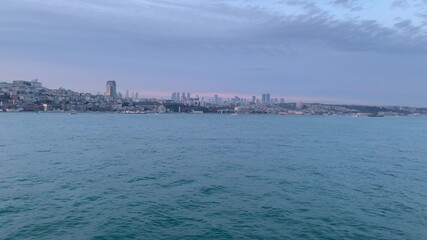 Fototapeta premium View over Bosphorus strait