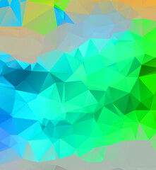 Abstract multicolor emerald green background. Vector polygonal design illustrator