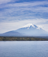 富士山と本栖湖