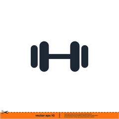 fitness gym icon vector illustration logo template
