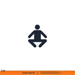 fitness gym icon vector illustration logo template