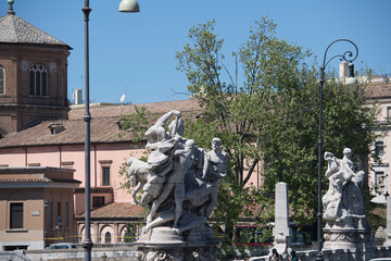 Statue in city Rome,Vatican. High quality photo