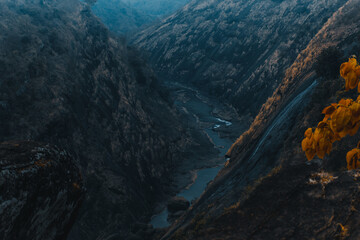 canyon in the mountains