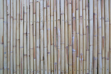 brown tone bamboo wall for background.