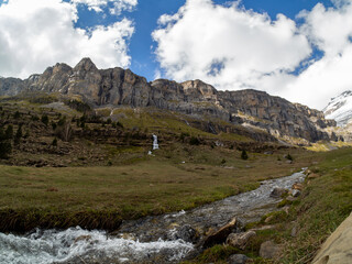 circus soaso, located in the national park of ordesa and lost mountain where the ponytail is located