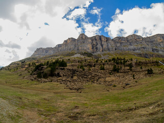 circus soaso, located in the national park of ordesa and lost mountain where the ponytail is located