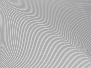White background with stripes made by computer graphics.
