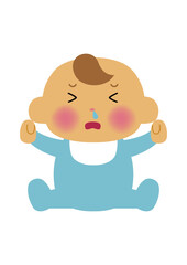 赤ちゃんのイラスト-新生児。
人物のイラスト素材。
