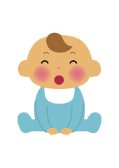 赤ちゃんのイラスト-新生児。
人物のイラスト素材。
