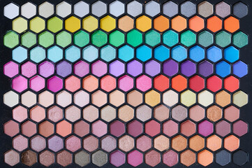 Makeup colors palette
